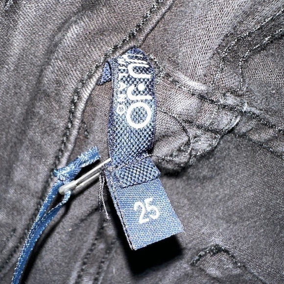 NEW LIU-JO black fringed jeans , 25. NH014 - Picture 7 of 11